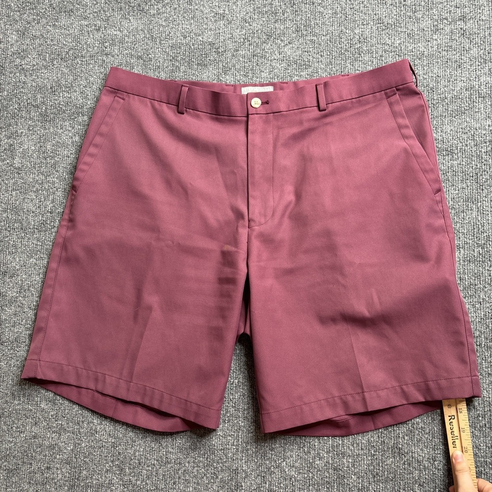 Peter Millar Wicking Shorts Men's 38 Berry Purple Golf Micro Moisture Summer